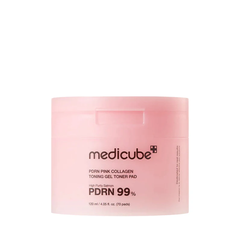 PDRN Pink Collagen Toning Gel Toner Pads