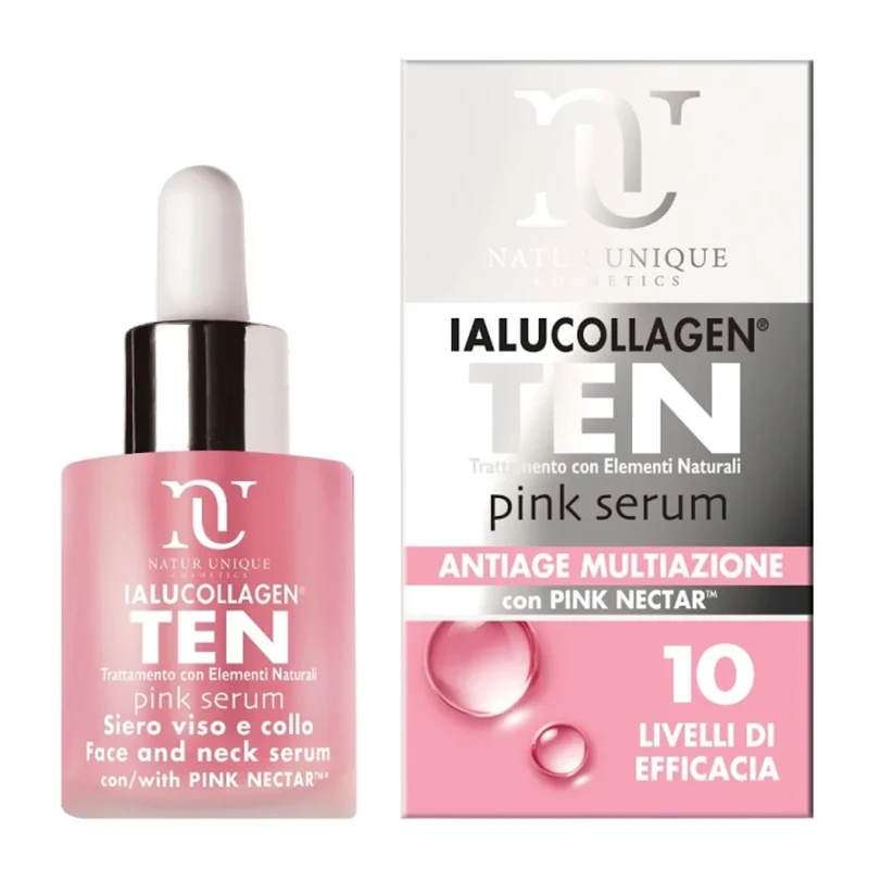 Ialucollagen Ten Pink Serum Viso Antiage Multifunzione