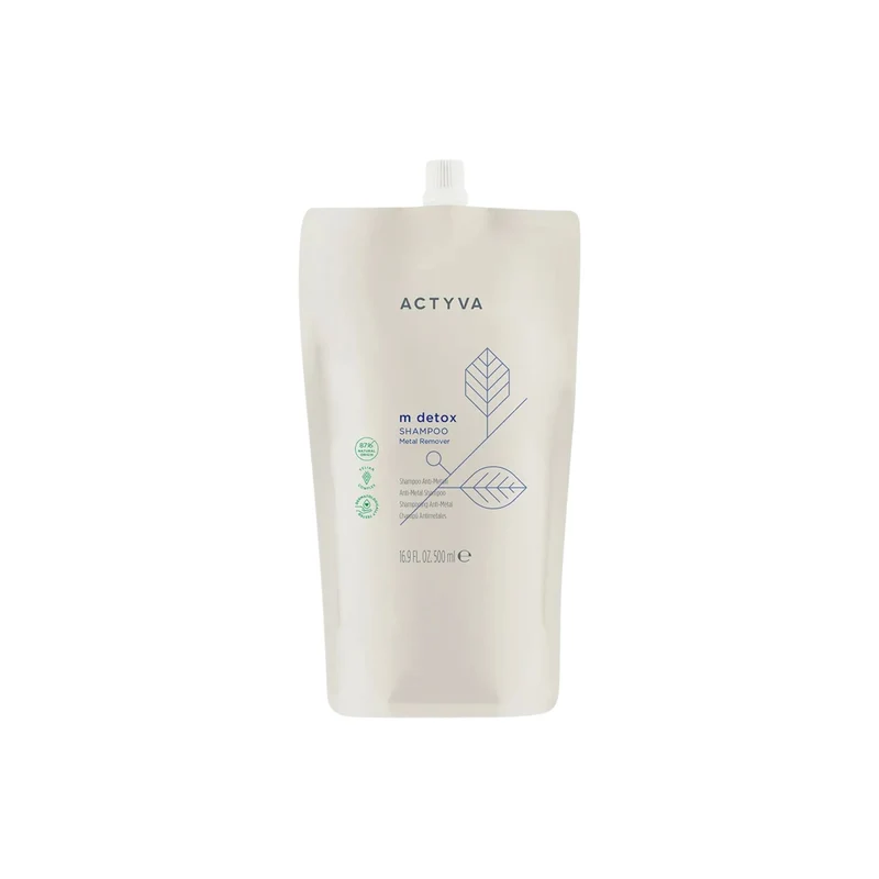 Kemon Actyva M Detox Rimuovi Metalli Shampoo Busta Ricarica 500ml — Shampoo