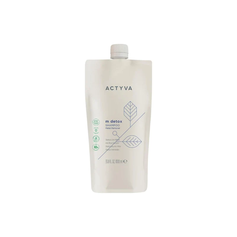 Kemon Actyva M Detox Rimuovi Metalli Shampoo Busta Ricarica 1000ml — Shampoo