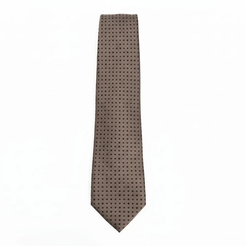 Cravatta uomo fantasia 8cm elegante e stilosa - Beige