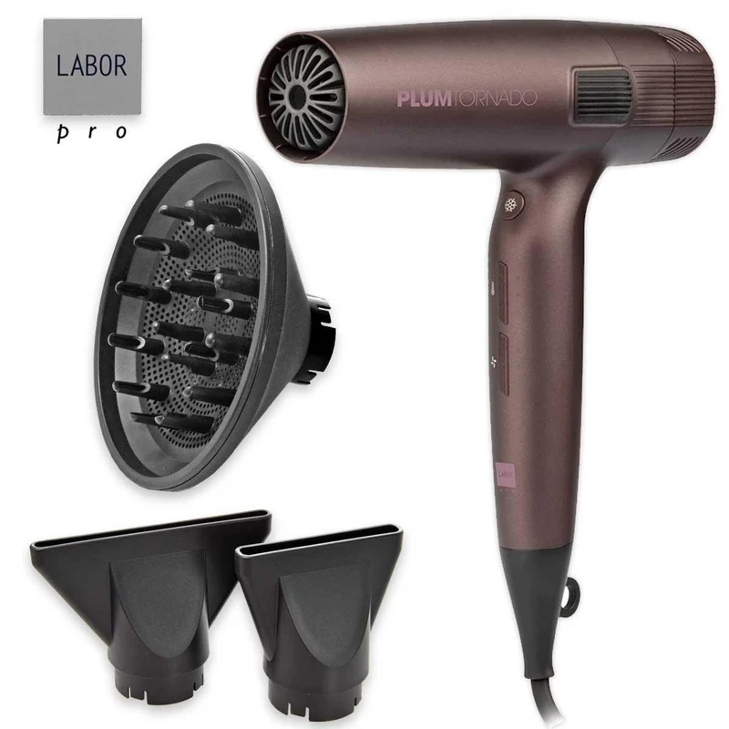 Labor Asciugacapelli Professionale Alta Velocità Plum Tornado — Asciugacapelli