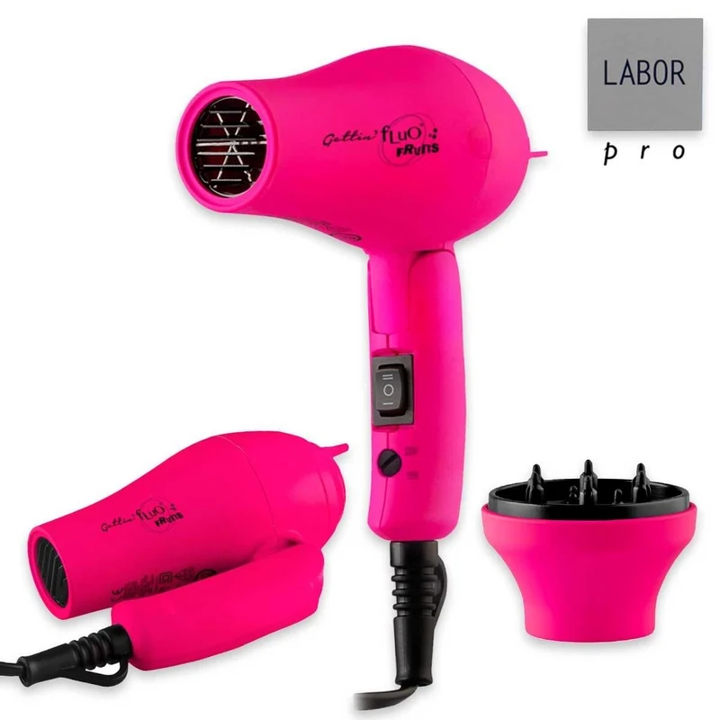 Labor Mini Asciugacapelli Gettin Fluo Fruits Strawberry — Asciugacapelli