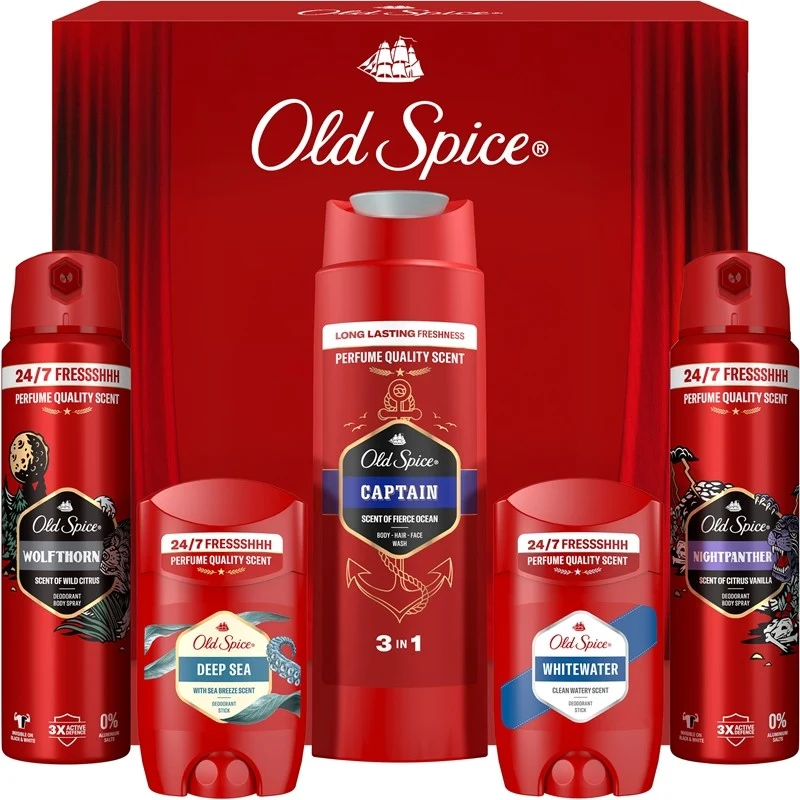 Old Spice Discovery Box Confezione Regalo Uomo — Eau de Parfum