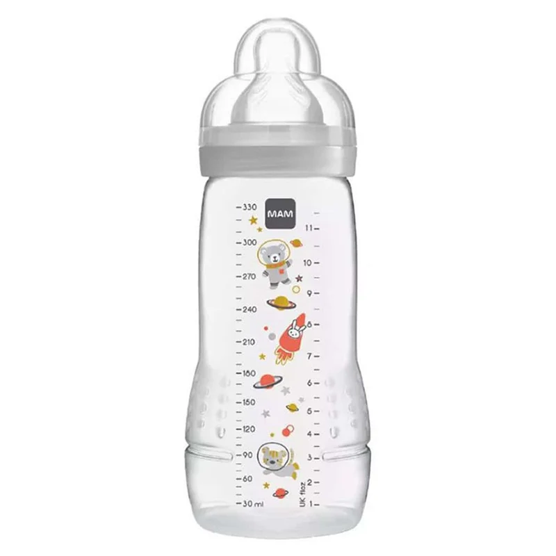 Mam Easy Active Biberon 4+ 330ml Tettarella 3 Neutro — Biberon