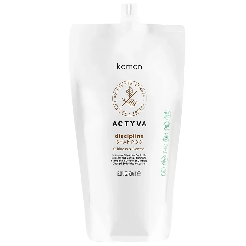 Kemon Actyva Disciplina Shampoo Ricarica 500ml — Shampoo