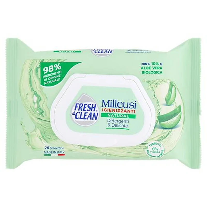 Fresh & Clean Salviettine Milleusi Igienizzanti 20 pz — Salviette