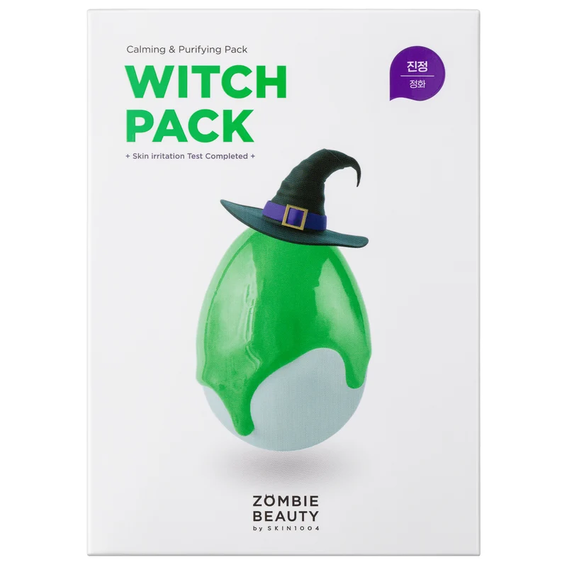 Skin1004 Zombie Beauty Witch Pack Maschera Purificante Tè Verde 8x15g — Maschera viso
