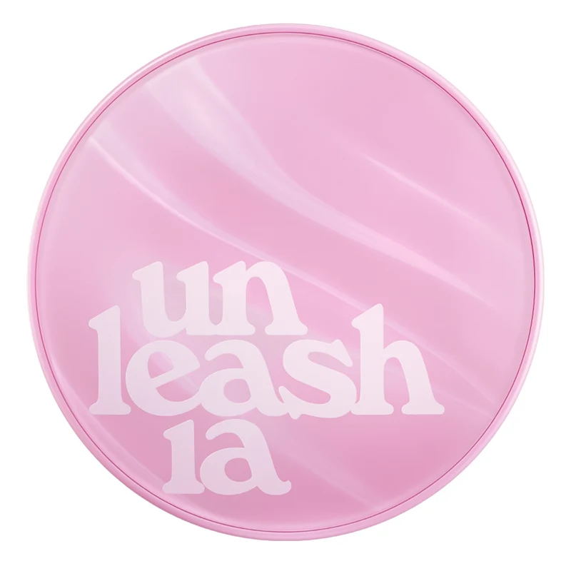 Unleashia Don't Touch Glass Pink Cushion SPF50+ 21N Hyaline 15g — Fondotinta