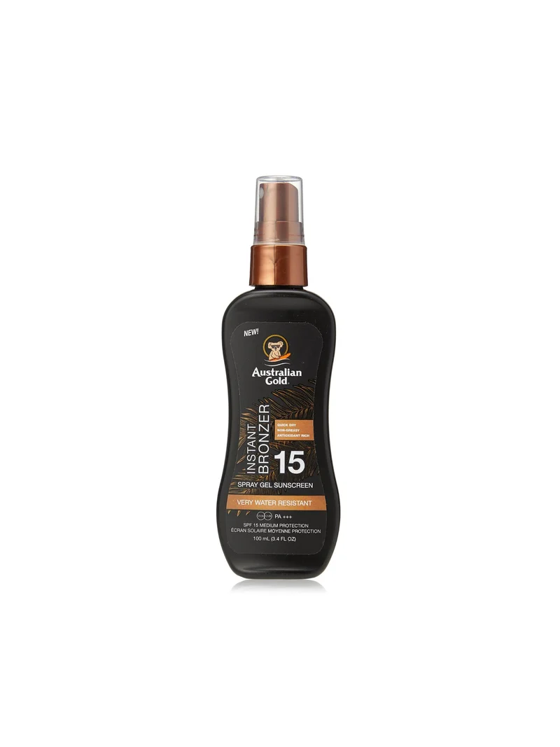 Spray Gel With Bronzer SPF 15