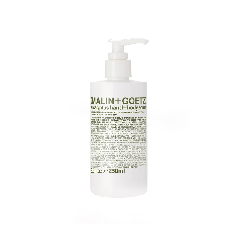 Eucalyptus Hand & Body Scrub MALIN+GOETZ Exfoliante corporal de eucalipto
