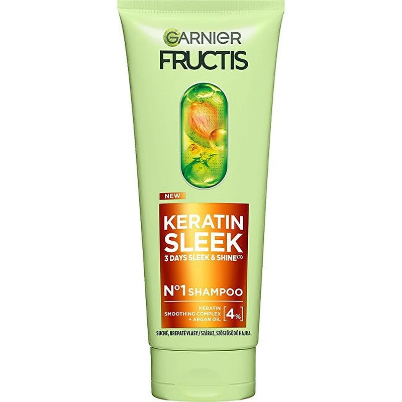 Garnier Shampoo Fructis Keratin Sleek 200 ml — Shampoo