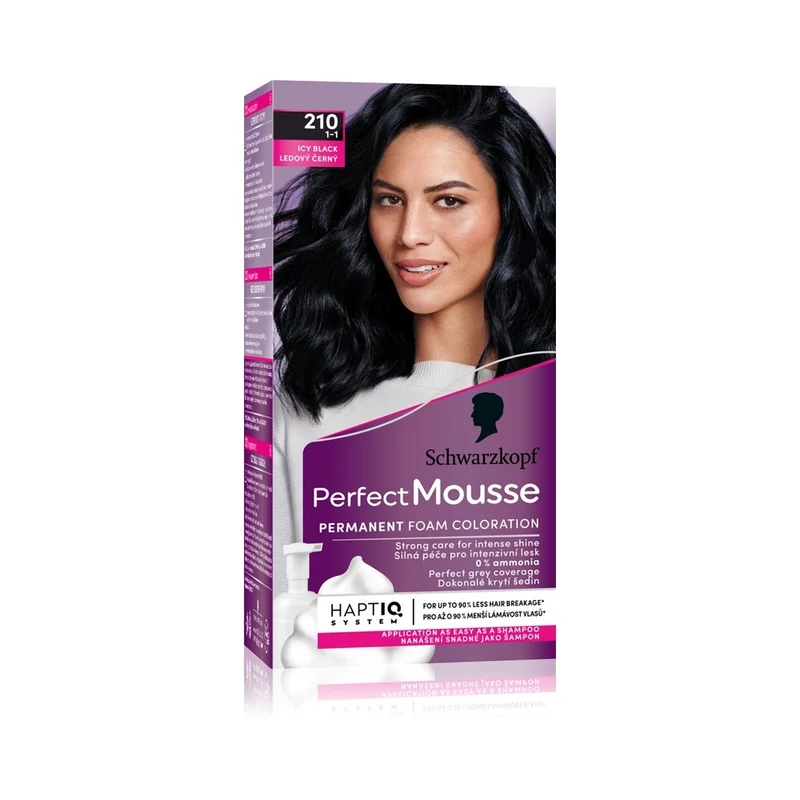 Schwarzkopf Perfect Mousse 210 Icy Black — Tinta capelli