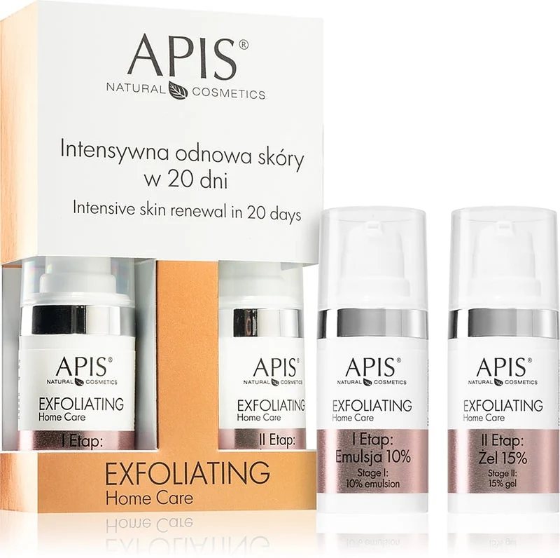 Apis natural cosmetics Exfoliation Home Care Set 2× 15 ml — Set scrub