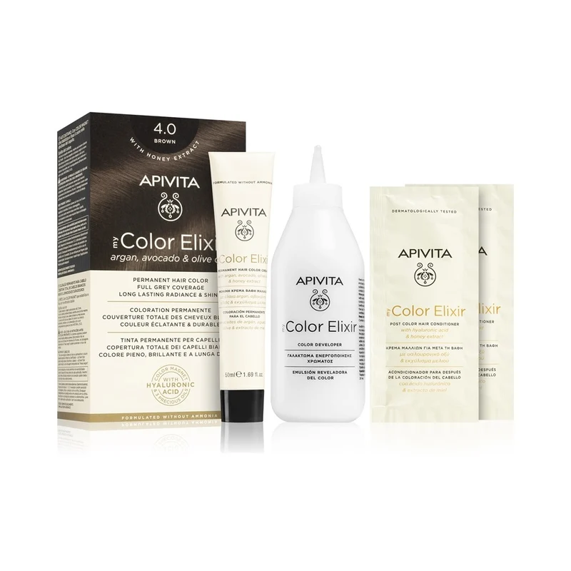 Apivita My Color Elixir 4.0 Castano — Tinta Capelli senza Ammoniaca