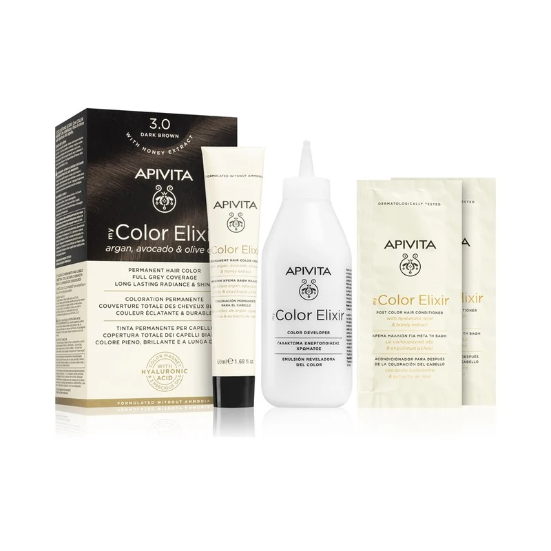 Apivita My Color Elixir 3.0 Castano Scuro — Tinta Capelli