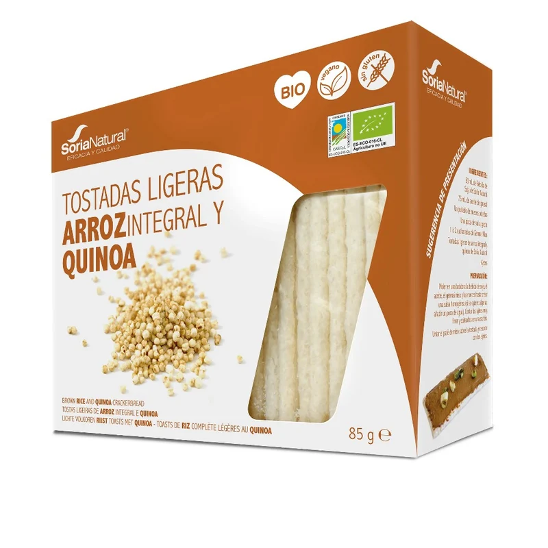 Alecosor Toast Riso e Quinoa Biologici — Snack Biologico