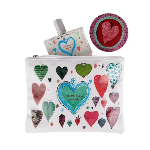 FRAGONARD Mademoiselle Amour + specchio 50 ML Eau De Toilette Kit Profumi Pochette
