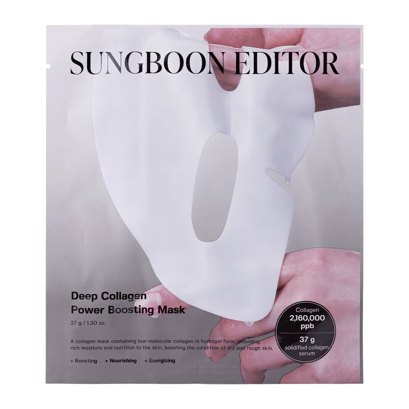 Sungboon Editor Deep Collagene Power Boosting Maschera Hydrogel Lifting 37g — Maschera hydrogel