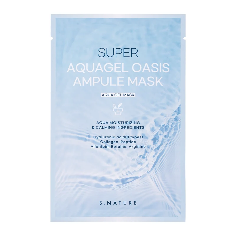 S.Nature Super Aquagel Oasis Maschera in Tessuto Idratante 30ml — Maschera in tessuto