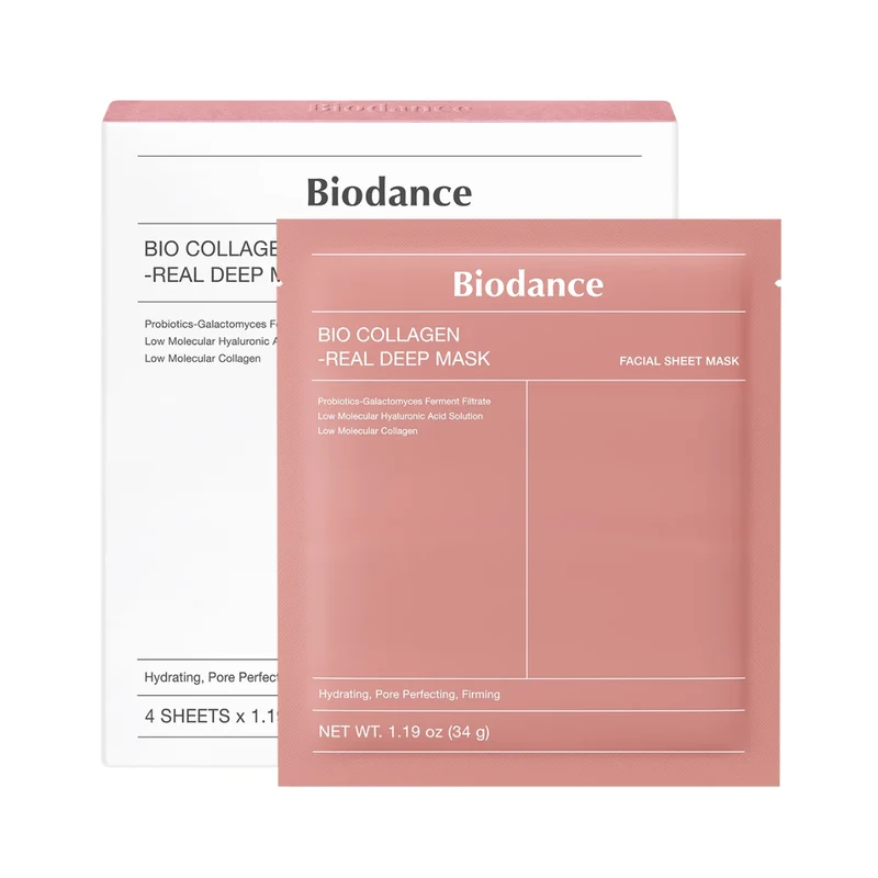 Bio Collagen-Real Deep Mask 34 g (4er-Pack)