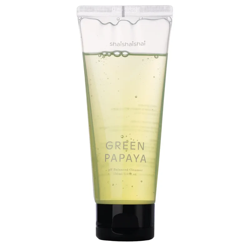 Shaishaishai Green Papaya pH Balanced Detergente Viso 150ml — Detergente viso