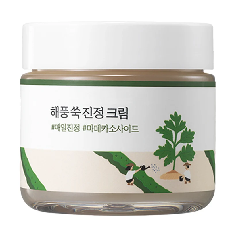 Round Lab Mugwort Lenitivo Crema Viso Nutriente 80ml — Crema viso