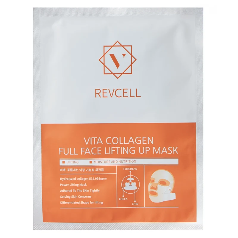 Revcell Vita Collagene Full Face Lifting Up Maschera in Tessuto 19g — Maschera in tessuto