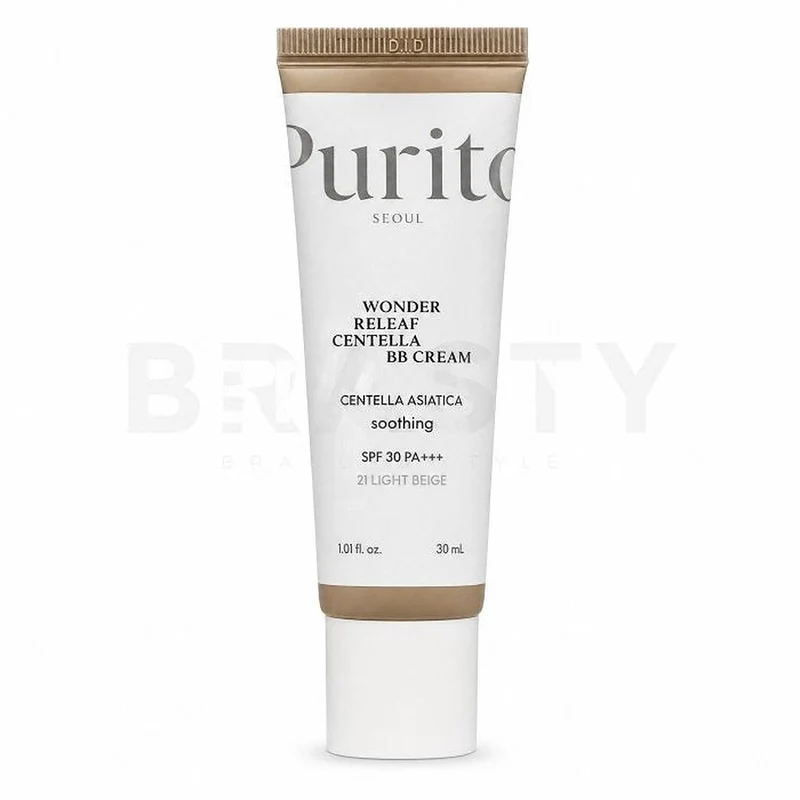 Purito Seoul Wonder Releaf Centella BB Cream SPF30 PA+++ 21 Light Beige 30ml — BB Cream