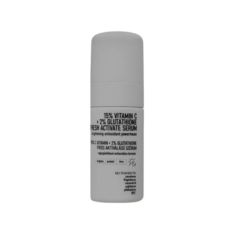 Nerds. 15% Vitamina C + 2% Glutatione Fresh Active Siero 30ml — Siero