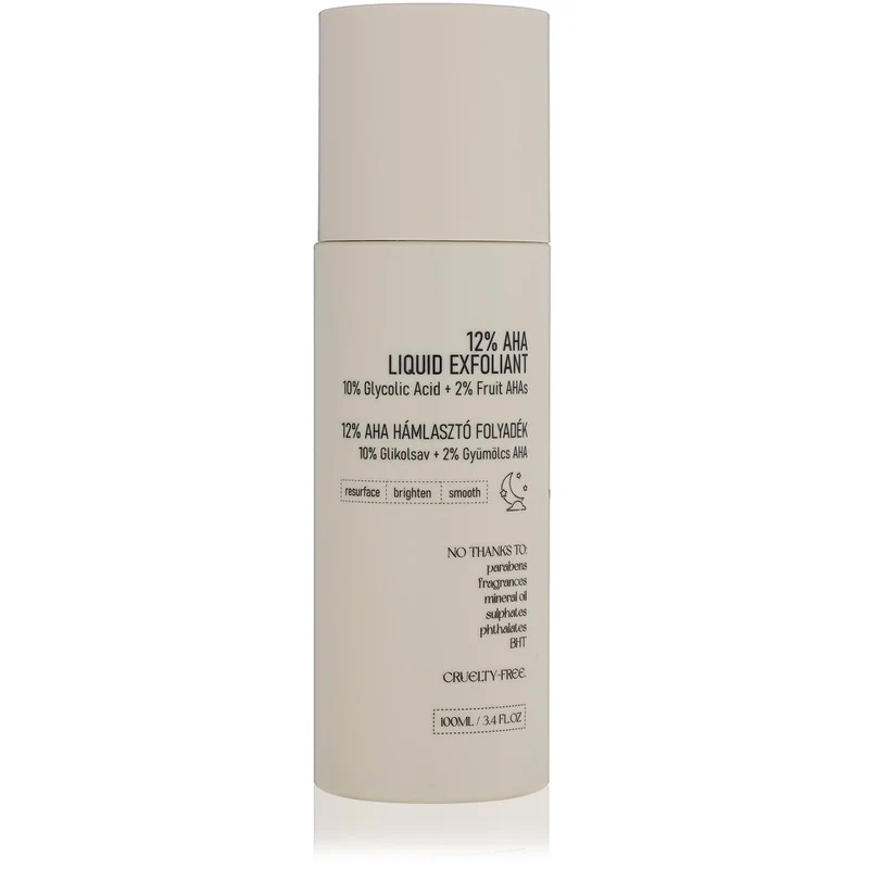 Nerds. 12% AHA Liquido Esfoliante Acido Glicolico 10% 100ml — Esfoliante viso