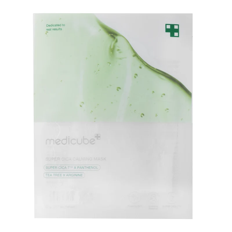 Medicube Super Cica Lenitivo Maschera in Tessuto 22g — Maschera in tessuto
