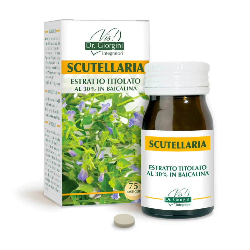 Dr Giorgini Scutellaria Estratto Titolato 30 g pastiglie 400 mg — Integratore