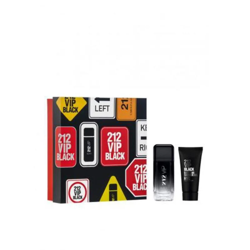 Carolina Herrera 212 VIP Men Black Eau de Parfum 100 ml + Gel Doccia 100 ml — Eau de Parfum