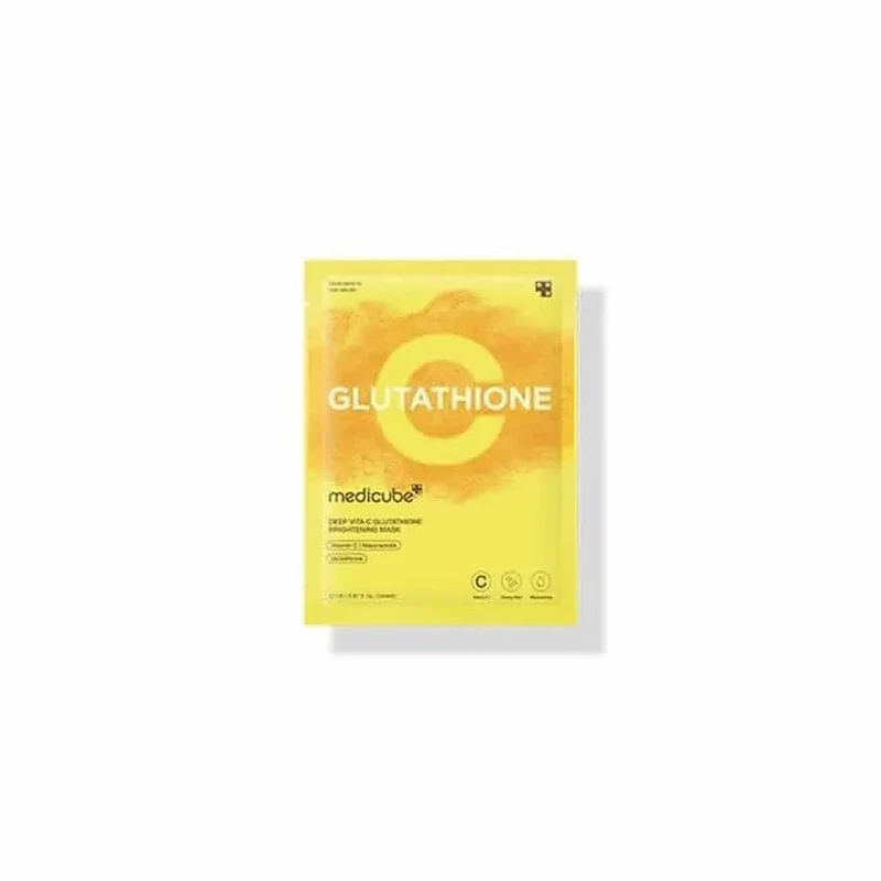Medicube Deep Vita C Glutatione Maschera in Tessuto Illuminante 27ml — Maschera viso