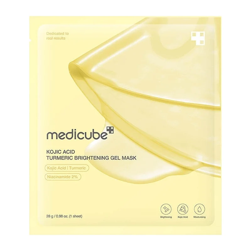 Medicube Acido Kojico Curcuma Gel Maschera Illuminante 28g — Maschera gel