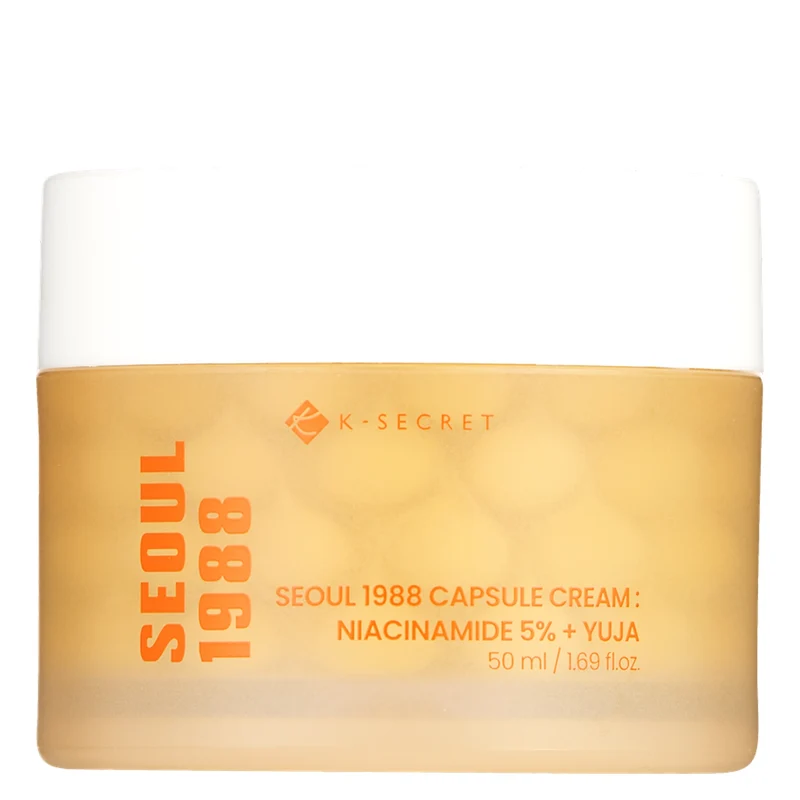 K-secret Seoul 1988 Capsule Crema Niacinamide 5% Yuja 50ml — Crema viso