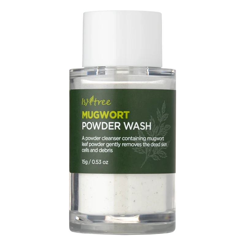 Isntree Mugwort Lenitivo Detergente Viso in Polvere 15g — Detergente in polvere