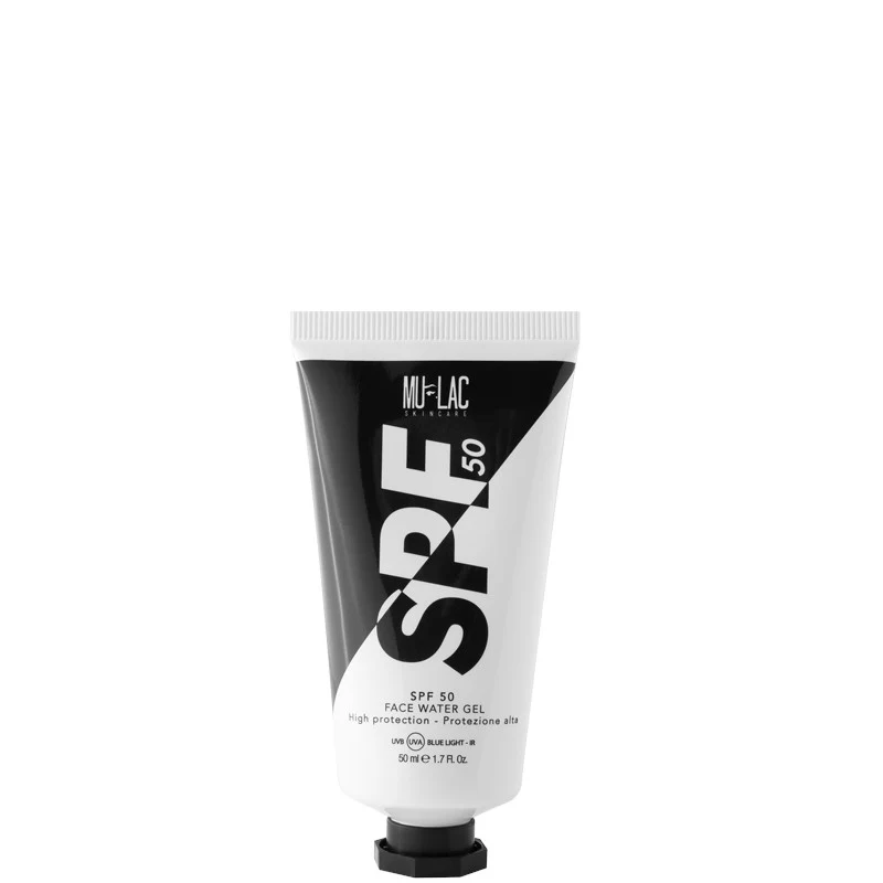 Mulac SPF50 FACE WATER GEL Fotoprotezione Giornaliera