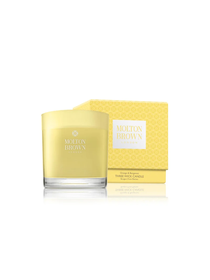 Orange&Bergamot Candela profumata a 3 stoppini