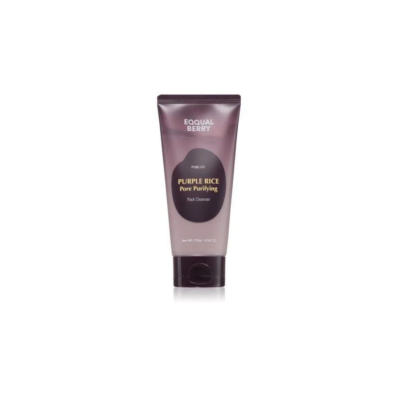 Eqqualberry Purple Rice Pore Detergente Purificante 130g — Detergente viso