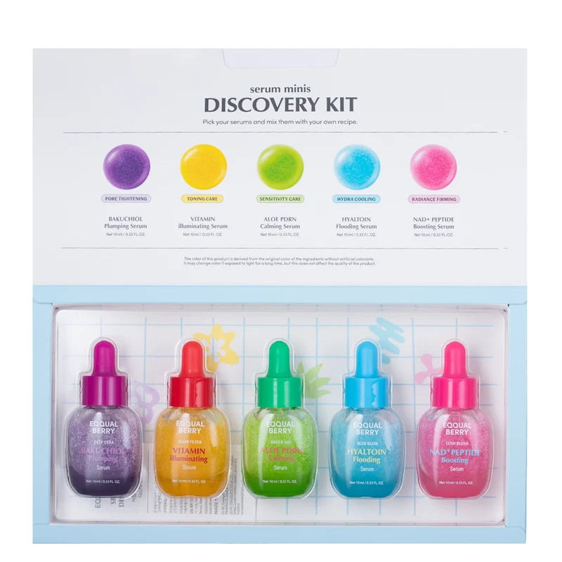 Eqqualberry Minis Discovery Kit 5x10ml — Siero viso