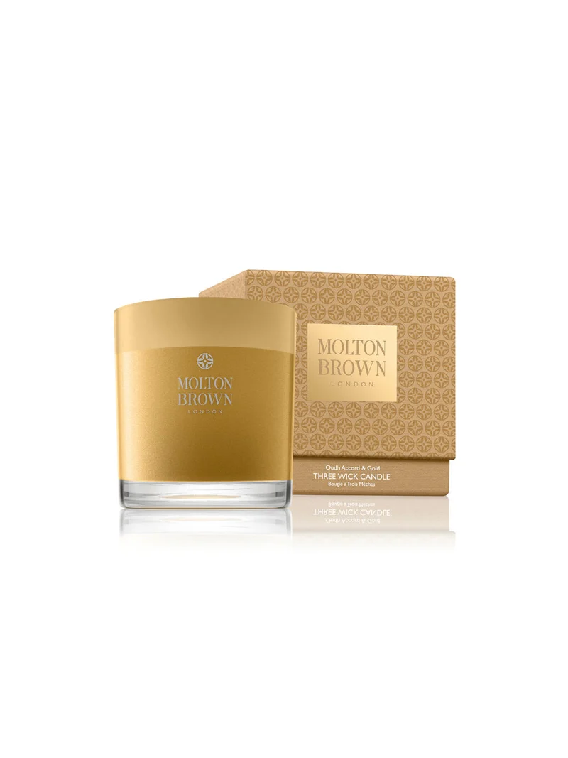 Oudh Accord&Gold Candela profumata a 3 stoppini