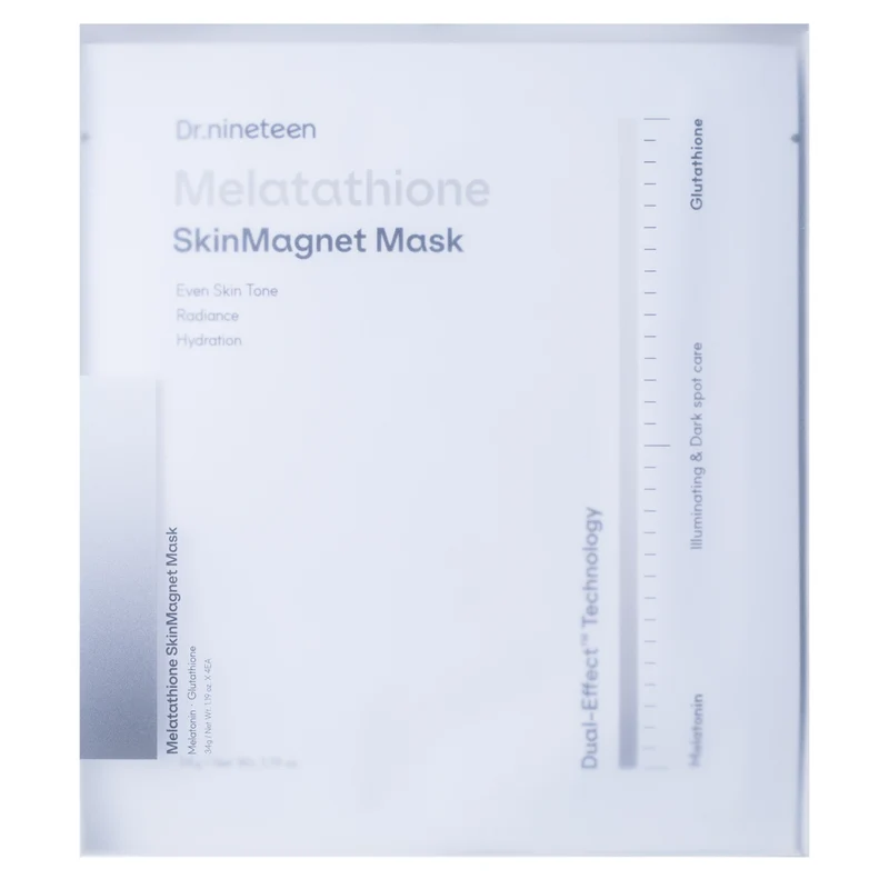 Dr.nineteen Melatathione Skin Magnet Maschera 4x34g — Maschera viso