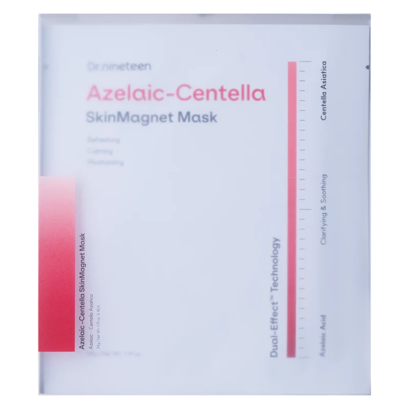 Dr.Nineteen Azelaic-Centella Skin Magnet 4x34 g — Maschera Viso