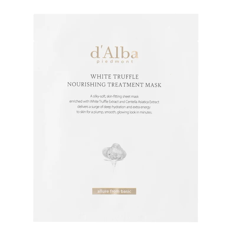 d'Alba White Truffle Maschera in Tessuto Nutriente 25ml — Maschera viso tessuto
