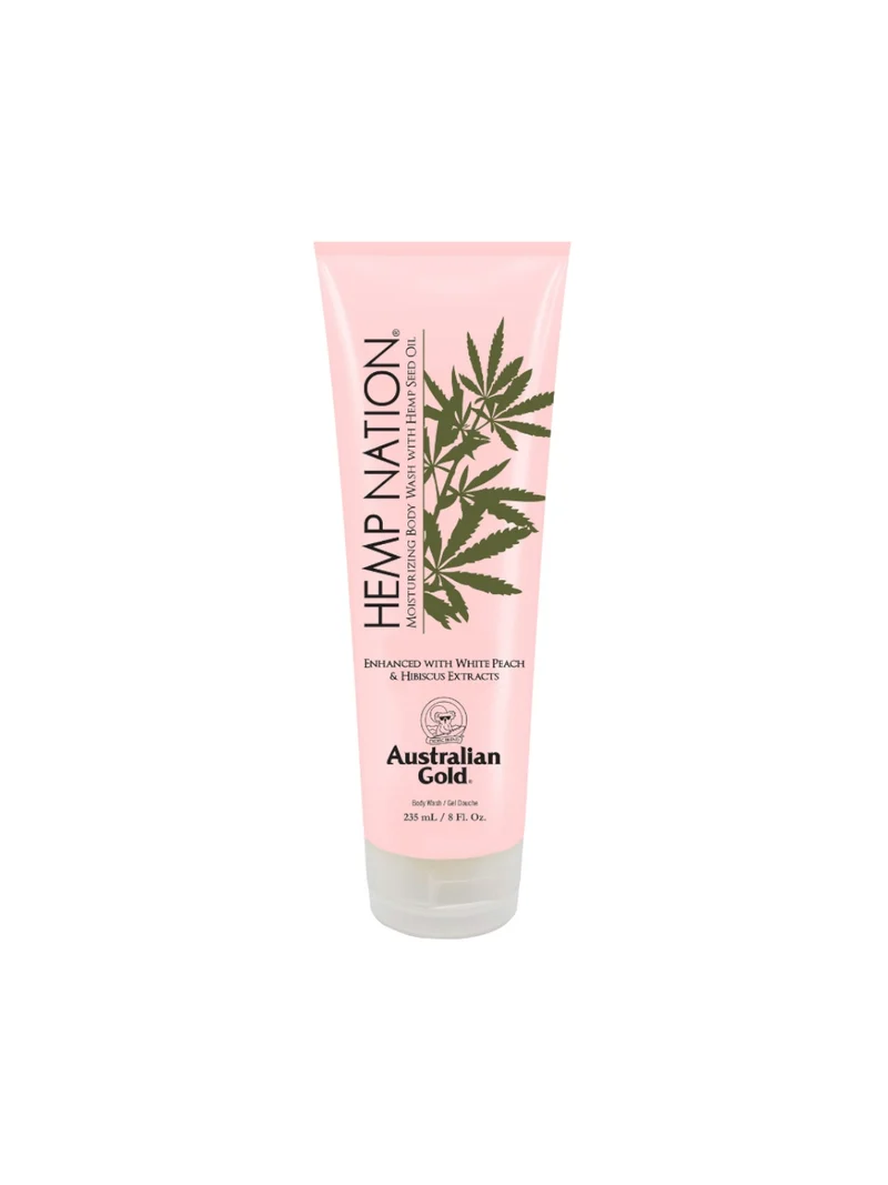 Hemp Nation White Peach & Hibiscus Body Wash