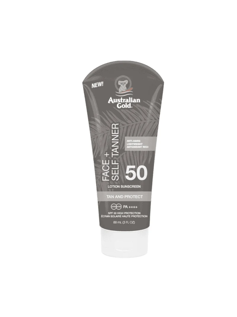 Face + Self Tanner Lotion Sunscreen Spf 50