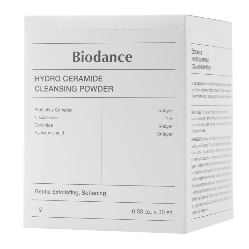 Biodance Hydro Ceramide Polvere Detergente Enzimatica Idratante 30 pz 1g — Polvere detergente