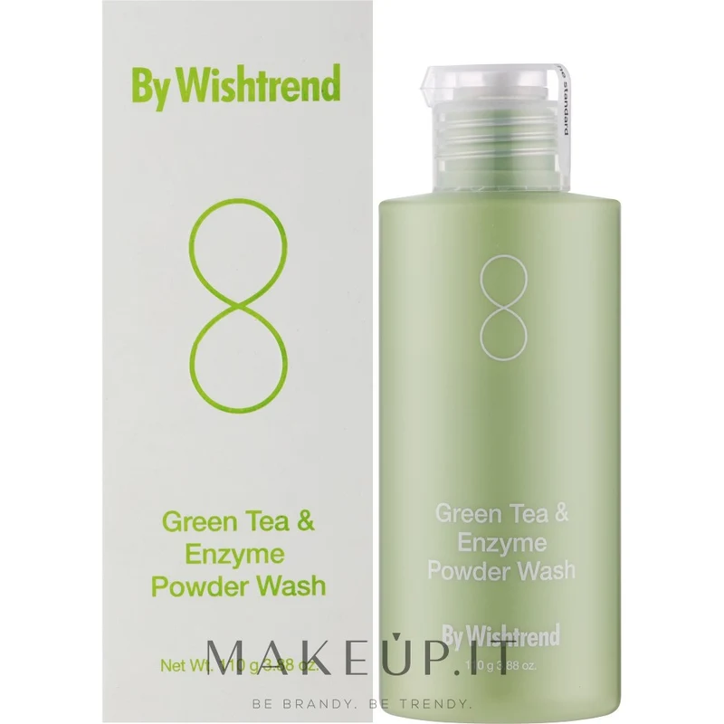 By Wishtrend Green Tea Detergente Enzimatico in Polvere 110g — Detergente in polvere